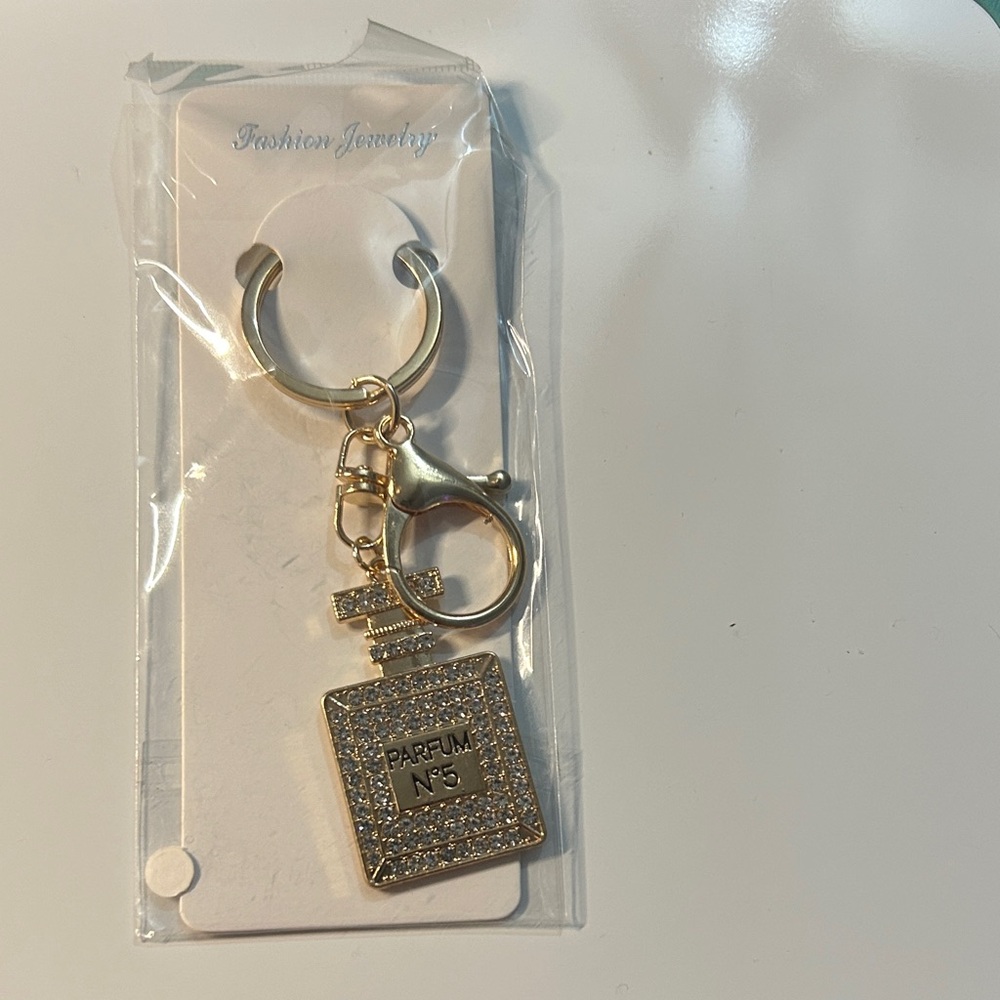 Gold Fashion Jewelry Keychain